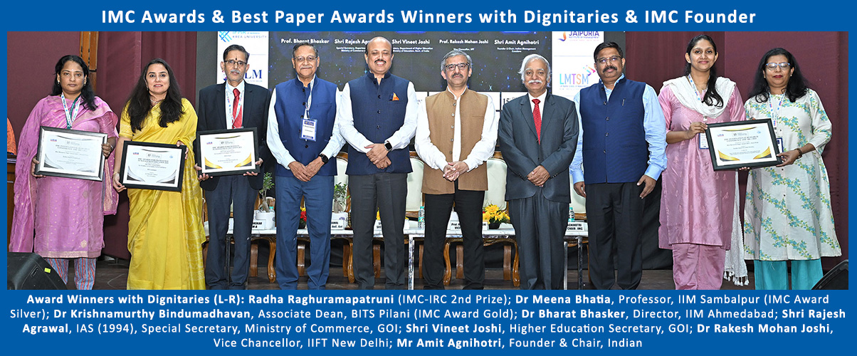 IMC Awards 2025 for Excellence in Management Education