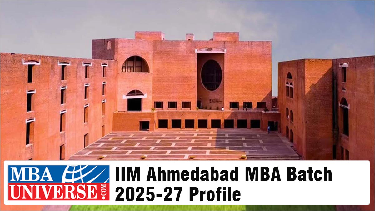 IIM Ahmedabad MBA Batch 2025-27 Profile: Check Gender Diversity, Academic...