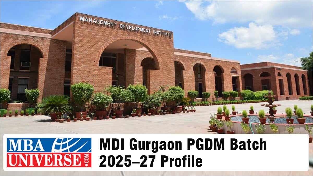 MDI Gurgaon Batch Profile 2025–27: Detailed Program-wise Analysis Reveals Unique Insights