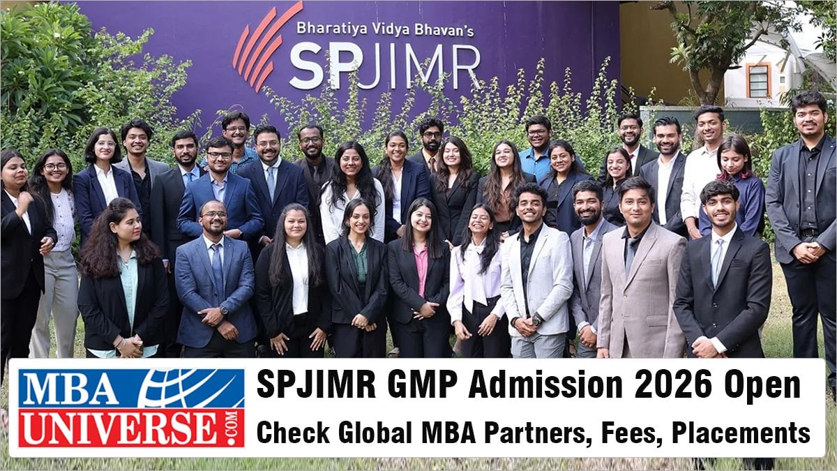 SPJIMR GMP Admission 2026 Open: Check Global MBA Partners, Admission Process