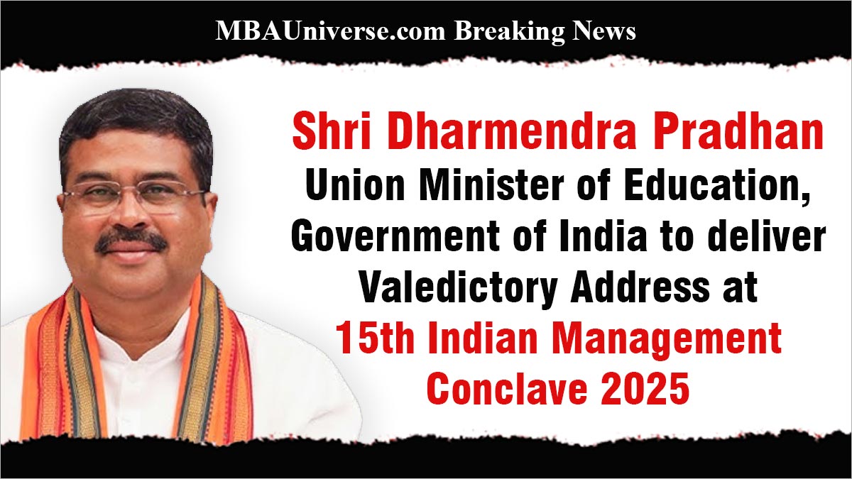 Union Minister of Education Shri Dharmendra Pradhan to deliver Valedictory Address at 15th IMC 2025 on Sep 25-26 at IIFT