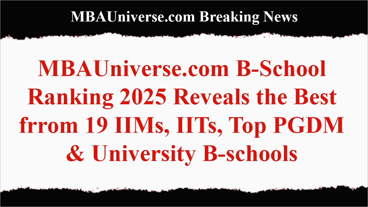 B School Rankings 2025