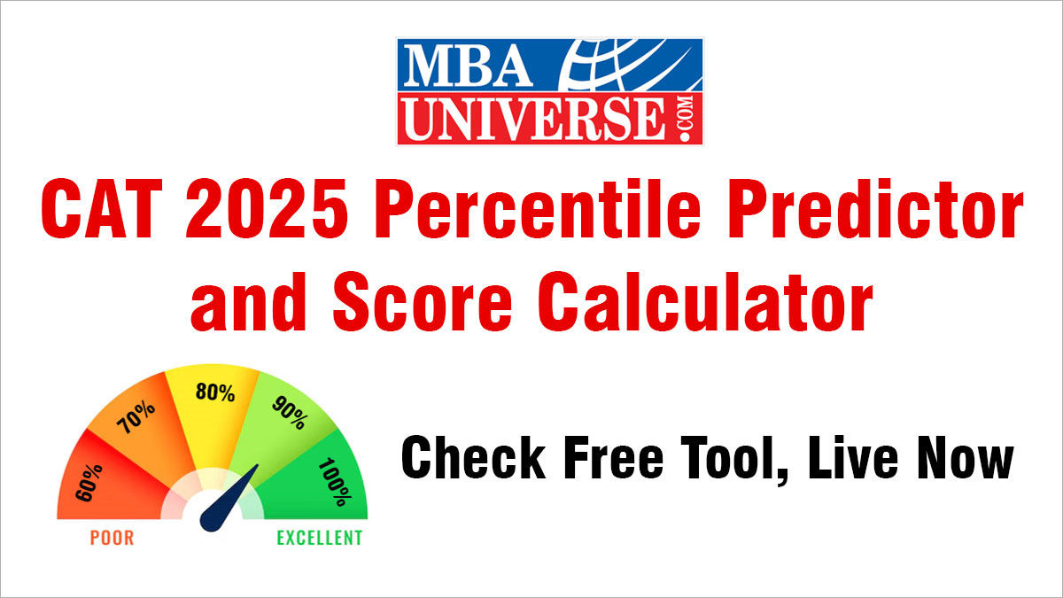 CAT 2025 Percentile Predictor and Score Calculator: Check Free Tool, Live Now