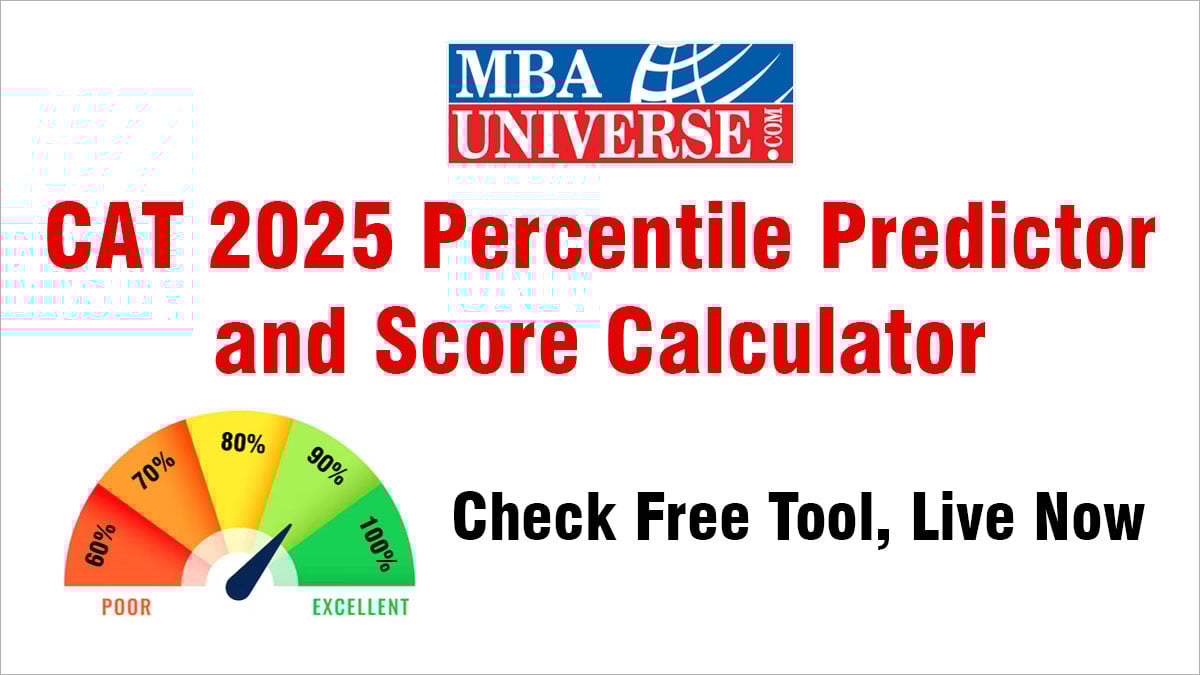 CAT 2025 Percentile Predictor and Score Calculator: Check Free Tool, Live Now