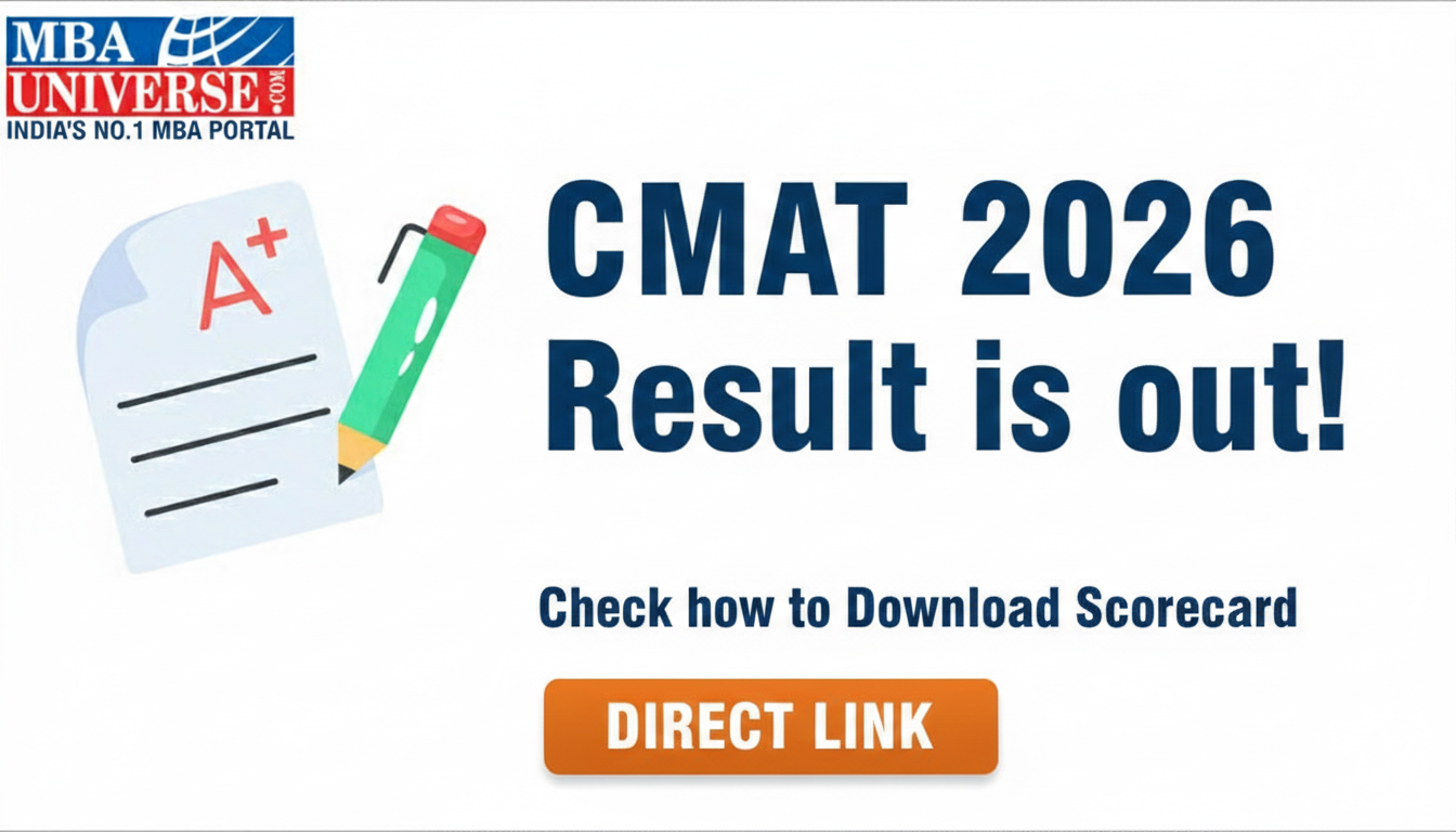 CMAT Result 2026 Out: Download NTA Scorecard @ cmat.nta.nic.in; Top Colleges Cut offs