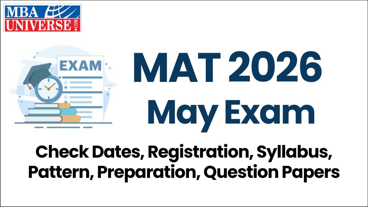 MAT 2026: May Exam Dates - PBT on May 31, CBT on June 14, Registrations Open