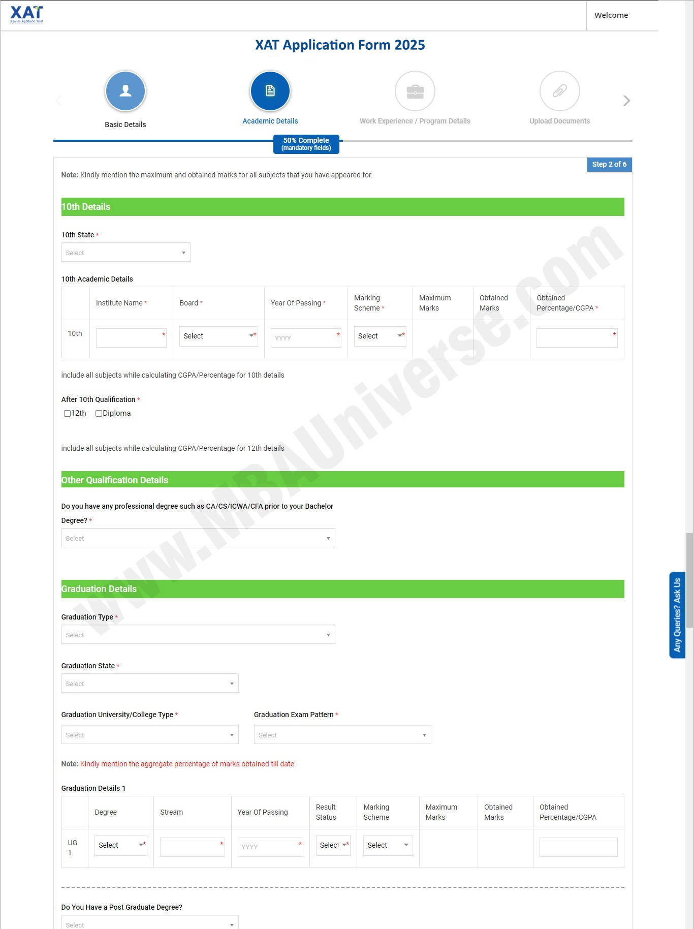 XAT Registration-3